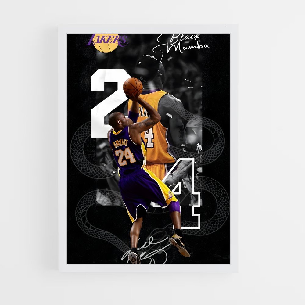 Poster Légende Noire – affiche Basketball (vue 3)